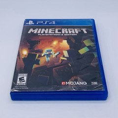 Minecraft PlayStation 4 Edition PS4, 2014 Mojang – No Manual Cracked Case Tested