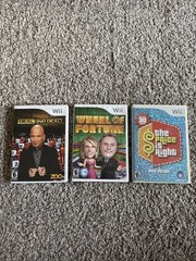 Nintendo Wii Game Show Lot of 3 – Price Is Right, Deal Or No Deal, & Jeopardy