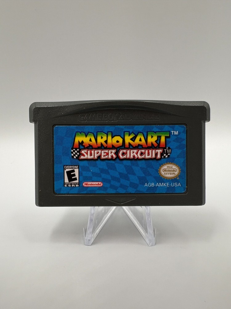 Mario Kart: Super Circuit – Nintendo Game Boy Advance GBA – Cartridge Tested