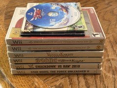 Wii Nintendo Lot Of 9 Wii Sports Wii Sports Resort, Zelda Sonic Valhalla Knights