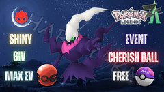 ✨SHINY ALPHA DARKRAI EVENT✨MAX 6IV EV⭐POKEMON LEGENDS ZA