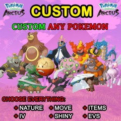 ✨ Any Custom Shiny 6IV Pokemon Alpha Service ✨ Pokemon Legends Arceus