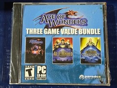 New Sealed Age of Wonders Classic Bundle PC CD ROM ~ 3 Games Paradox Interactive