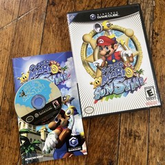 Nintendo Super Mario Sunshine GameCube Action Platformer E 2002 Manual Cib