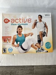 Wii Active More Workouts 2009 Big Box Fitness New Sealed Game & Book Open Box
