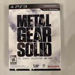 PS3 – Metal Gear Solid : The Legacy Collection. Art Book Included.