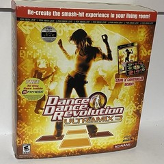 Dance Dance Revolution Ultramix 3 Bundle (Microsoft Xbox) Game + Pad/Controller