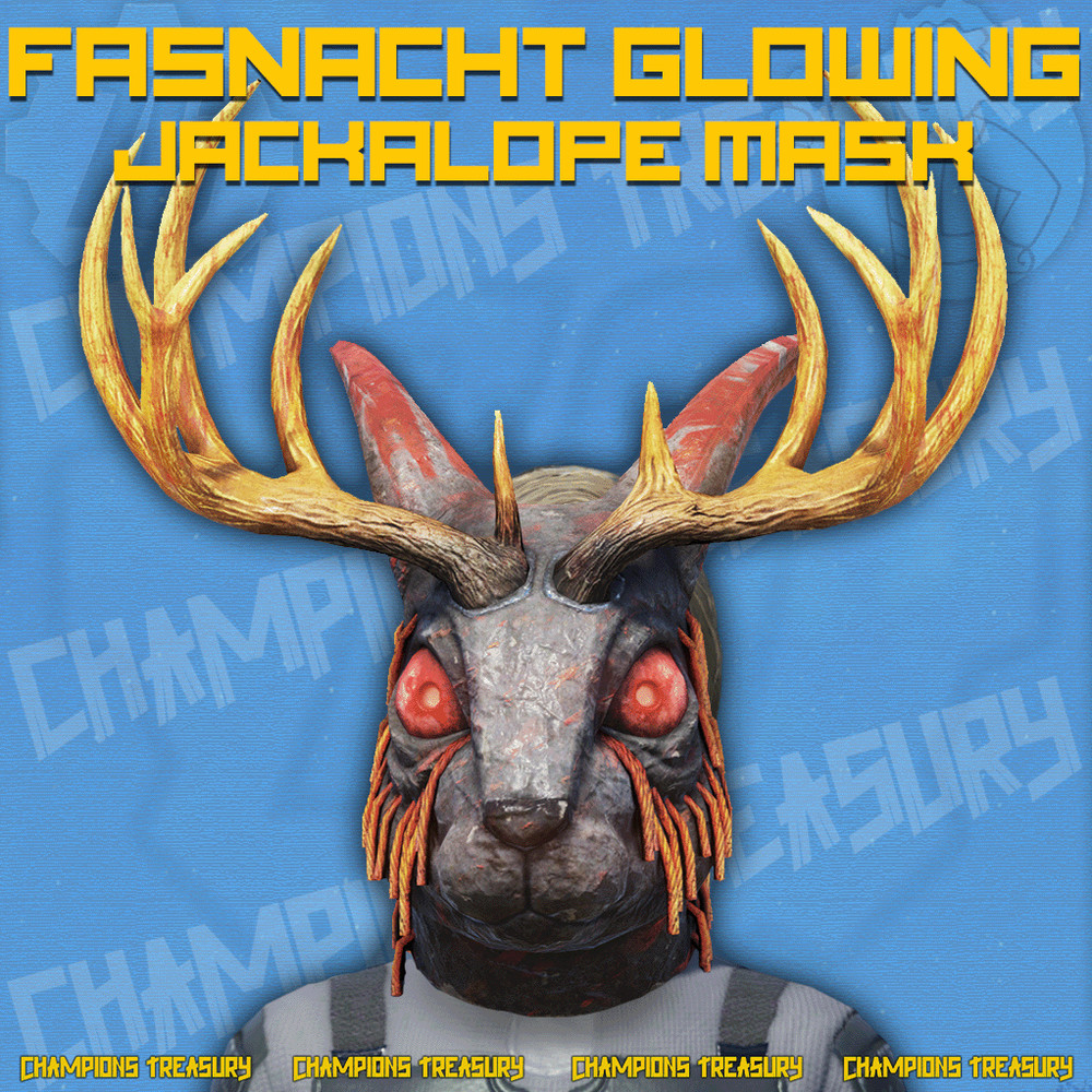 FALLOUT 76 PC ANY OF ALL FASNACHT GLOWING MASKS OF YOUR CHOICE