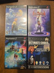 PS2 RPG 4 Item Lot Final Fantasy X Arc the Lad Summoner Ultimate Codes Kingdom H