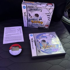 Pokemon SoulSilver (Nintendo DS) CIB Big Box & Pokewalker Authentic