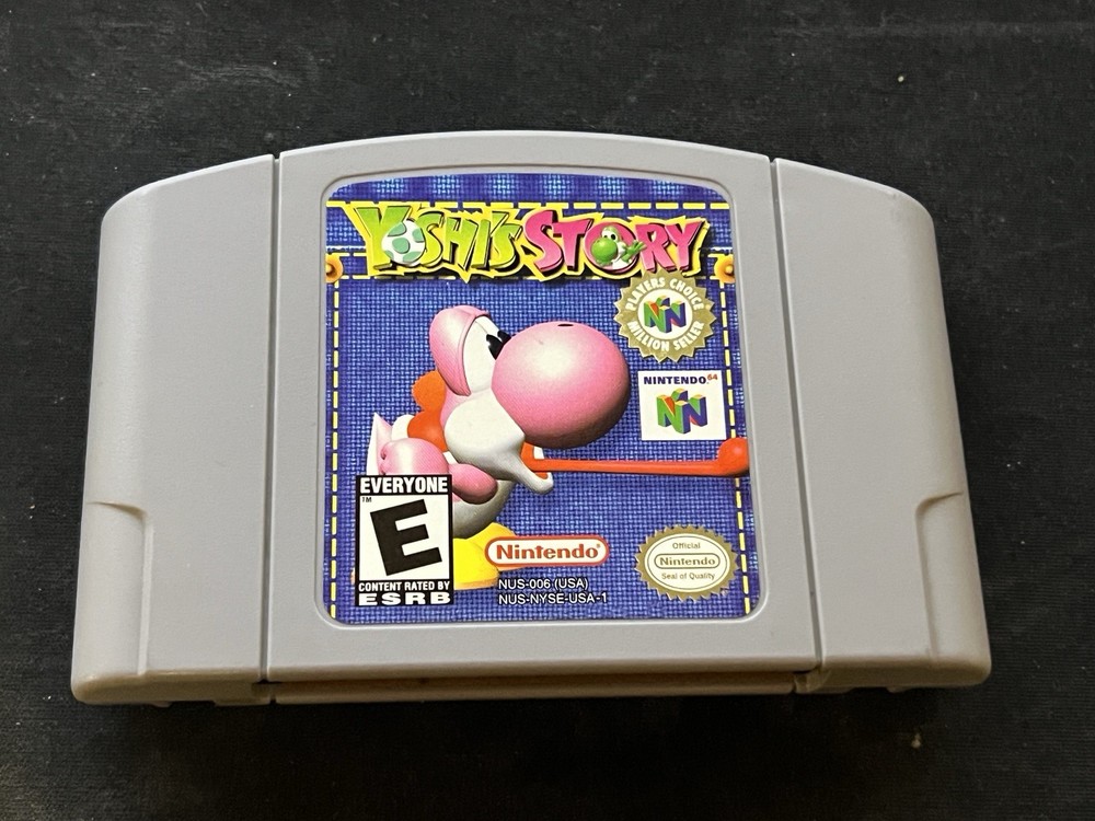 Authentic Yoshi’s Story Nintendo 64 N64 Cartridge NUS-006 (USA) NUS-NYSE-USA-1