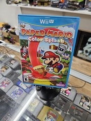 Paper Mario Color Splash Nintendo Wii U Game Tested & Complete
