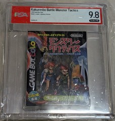 PSA 9.8 Graded Sealed Japanese Game Boy Color Kakurenbo Battle Monster Tactics