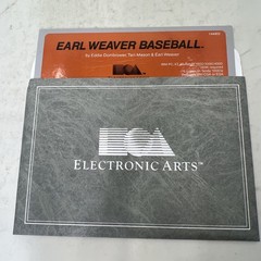 Earl Weaver Baseball Game for IBM PC Dr At Tandy 1000, Electronic Arts, 1987 IBM