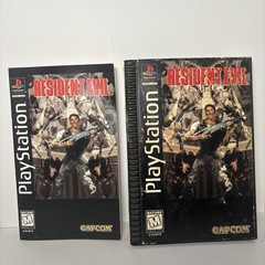 BOX ONLY Resident Evil Sony PlayStation 1 Long Box and Manual NO GAME AS IS READ