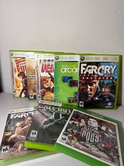 Xbox 360 & One Game Lot of 8 Call of Duty Far Cry Rainbow Six Sleeping Dogs Bund