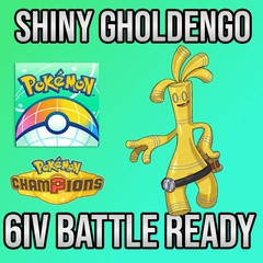 ✨6IV SHINY Gholdengo + EVS🚀 POKEMON HOME✨Champions✨Online delivery⚡