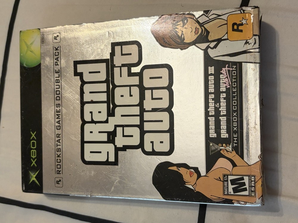 Grand Theft Auto Rockstar Games Double Pack (Microsoft Xbox, 2003) Untested CIB