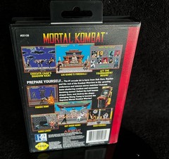 1992 MORTAL KOMBAT • WORKING w/CASE & MANUAL • VINTAGE SEGA GENESIS GAMES