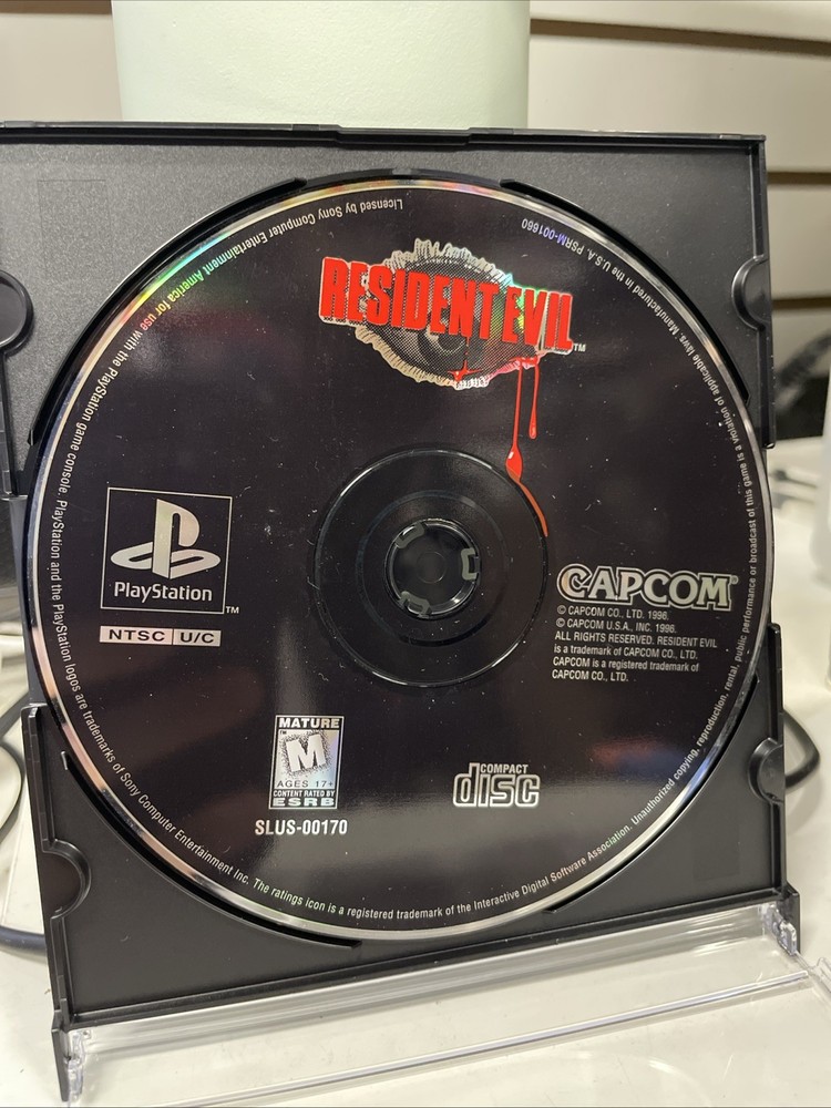 1996 The Original Resident Evil Sony PlayStation 1 PS1 Loose (Disc Only)