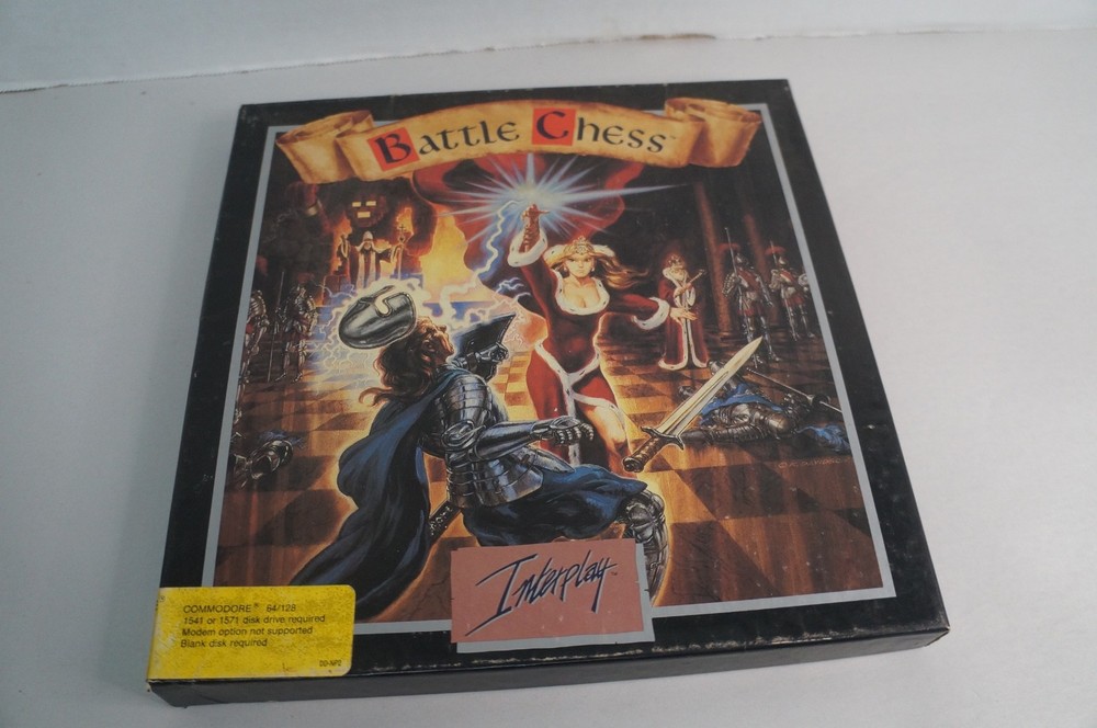 Battle chess (interplay Commodore 64/128 1988) In Big Box With Manual
