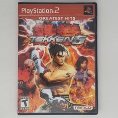 Tekken 5 GH Sony PlayStation 2 PS2 CIB w Manual Tested & Working Good Condition