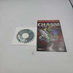 Chasm The Rift PC CD-ROM Video Game 1997 Dos Win95 Vintage Computer Game+Manual