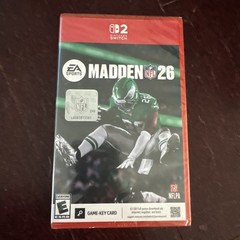 Madden NFL 26 for Nintendo Switch 2 (Game-Key Card) Unopened original packaging