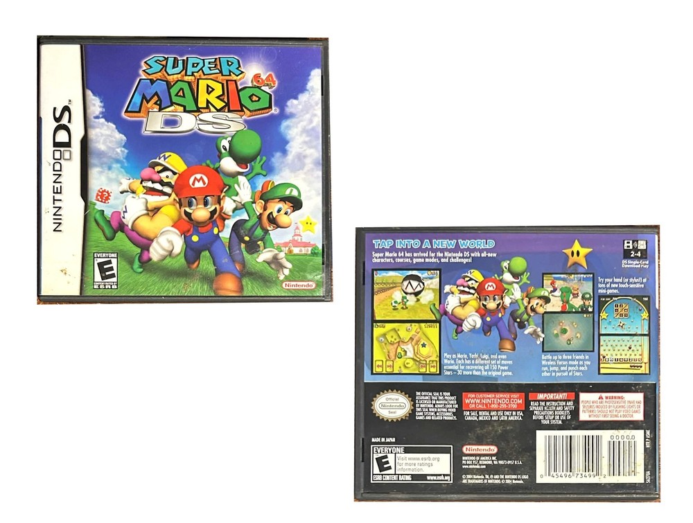⁺˚⋆｡°🍄₊ Super Mario 64 DS Nintendo DS 2004, Complete in Box with Manual
