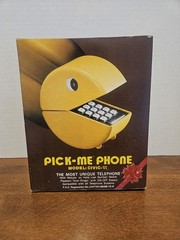 HTFRetro Pac-Man Phone CIB 80s Bally Midway Atari VTG W/ Box Pick-me Civic Vi