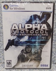 Video Game PC Alpha Protocol The Espionage RPG NEW SEALED