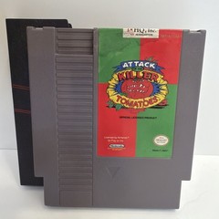 Attack of the Killer Tomatoes Nintendo NES +Dustcover Tested Authentic CLEAN
