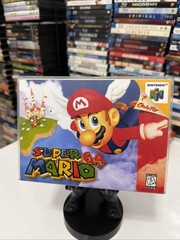 Super Mario 64 ( Nintendo 64 N64 ) Near Mint- Authentic – Cleaned-Tested W/ Case