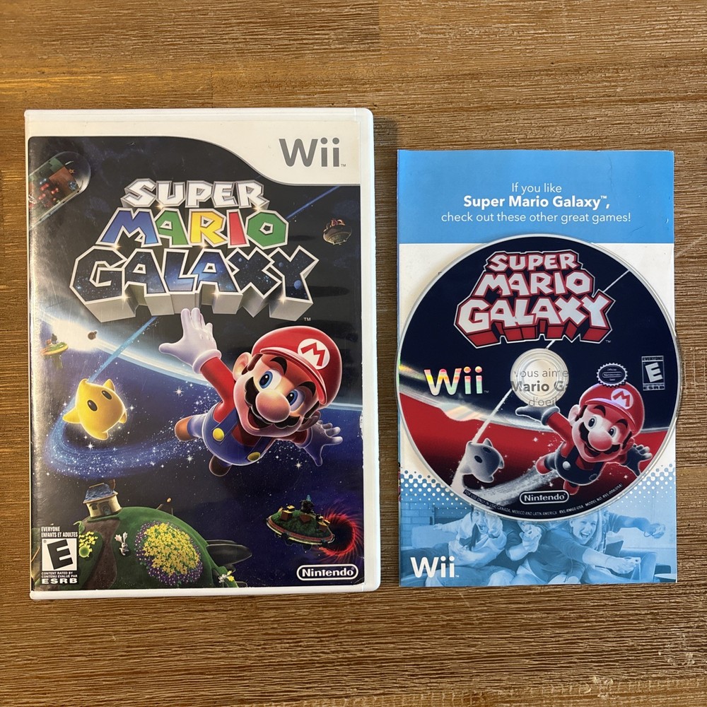 Super Mario Galaxy (Nintendo Wii, 2007) Tested & Working