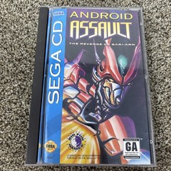 Android Assault: The Revenge of Bari-Arm (Sega CD) Complete w/ REG, SUPER Mint!