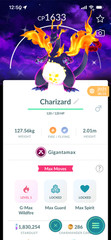 Shiny Gigantamax Charizard with Dark Sky Background | Pokémon 🌟 GO | Mini PTC