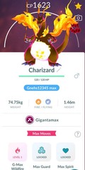 Pokémon Trade Go Non Shiny Gigantamax Charizard READ DESCRIPTION
