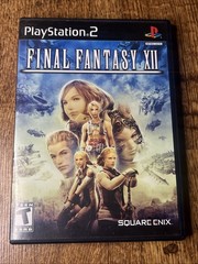Final Fantasy XII (Sony PlayStation 2, PS2 2006) Black Label Complete in Box CIB