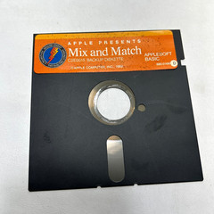 Apple IIe Sesame Street Mix and Match Backup Diskette Applesoft BASIC 1982
