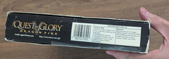 Quest for Glory V: Dragon Fire Sierra FX Lori Ann Cole BOX ONLY