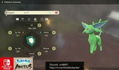 Pokemon Legends Arceus SHINY ESPEON LV.27✨MAX Effort Levels Fast Trade