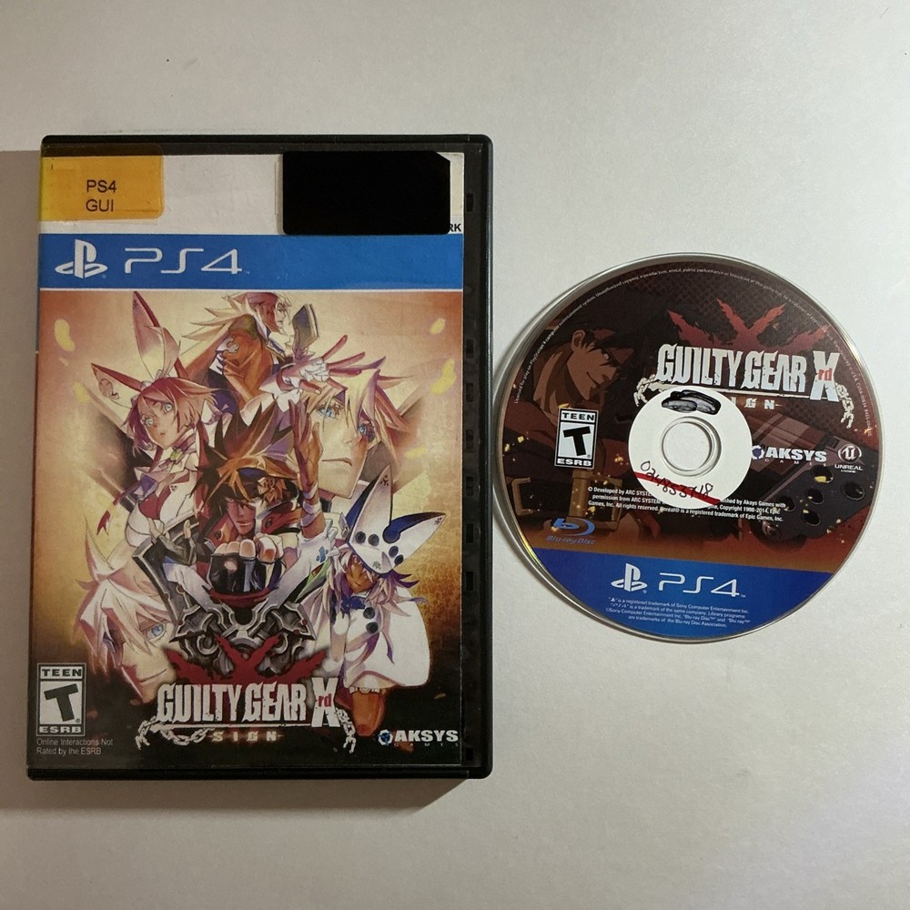 Guilty Gear Xrd SIGN (Sony PlayStation, 2014) PS4