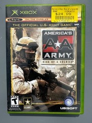 America’s Army Rise Of A Soldier XBOX Game CIB Original
