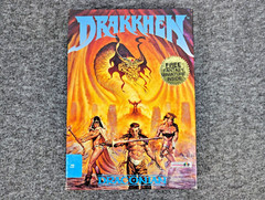 Drakkhen by Draconian IBM PC Big Box Game 5.25” CIB (Missing Figurine) RARE!
