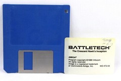 Battletech Crescent Hawk’s Inception 3 1/2″ Floppy Disk Amiga Computer Game 1989