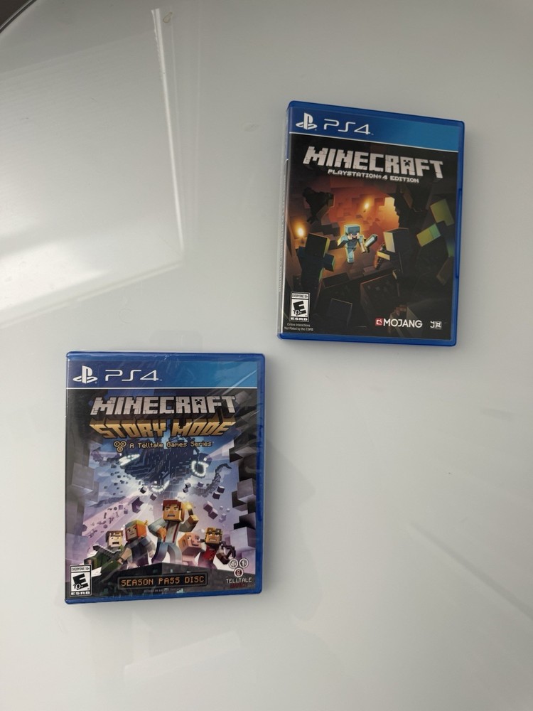 PlayStation 4 Minecraft Bundle Minecraft + Minecraft Story Mode (New in Package)