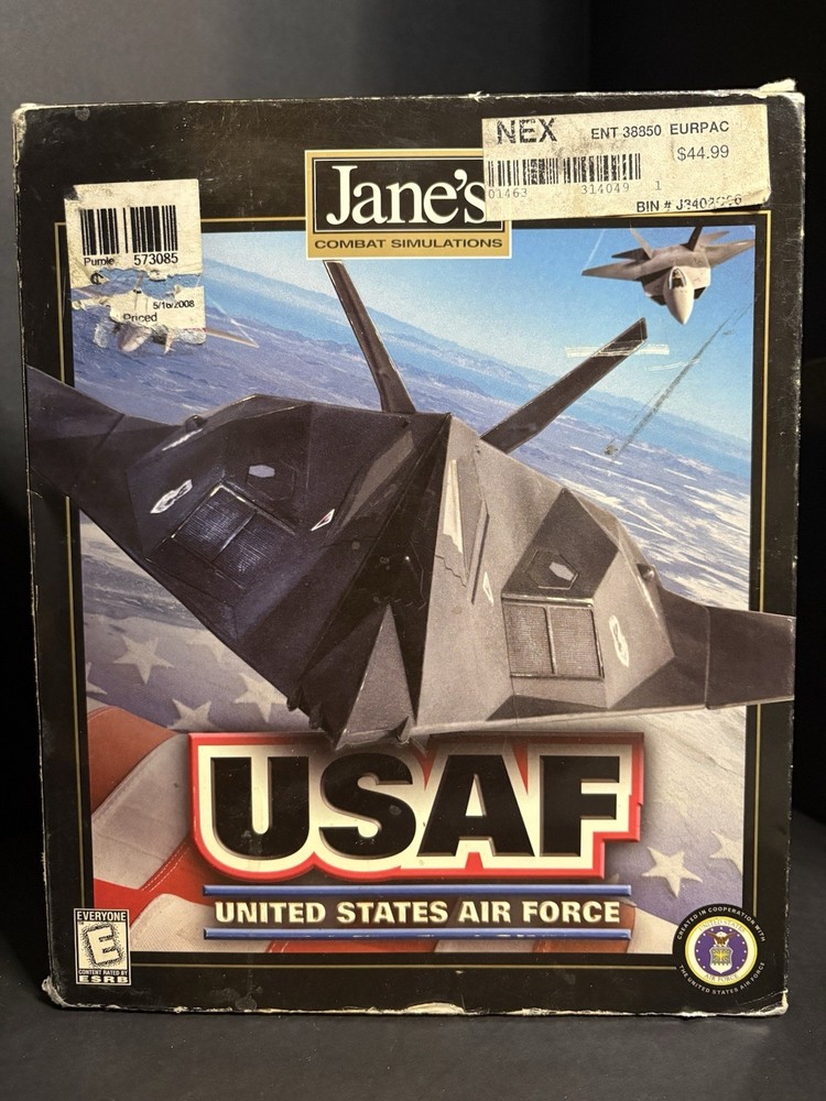 USAF Jane’s Combat Simulations (PC, 1999) CIB