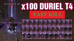 Diablo 4 SS6🔥x50 Runs Torment Duriel Boss🔥Fast Carry 3s🔥Full party starting