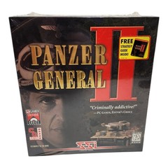 Panzer General II BIG BOX 1997 SSI Win 95 CD-Rom w/ Strategy Guide SEALED