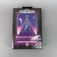 Phantasy Star III: Generations of Doom (Sega Genesis, 1991) Tested & Working